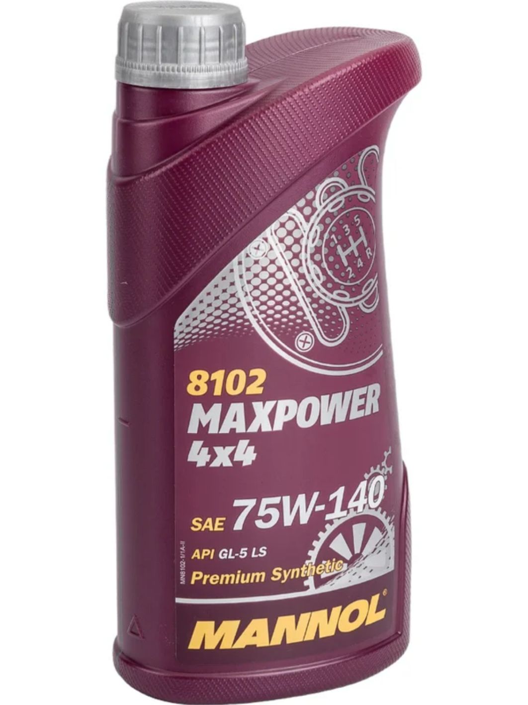 MANNOL Maxpower 75W140 GL-5 8102 1л синтетическое трансмиссионное масло