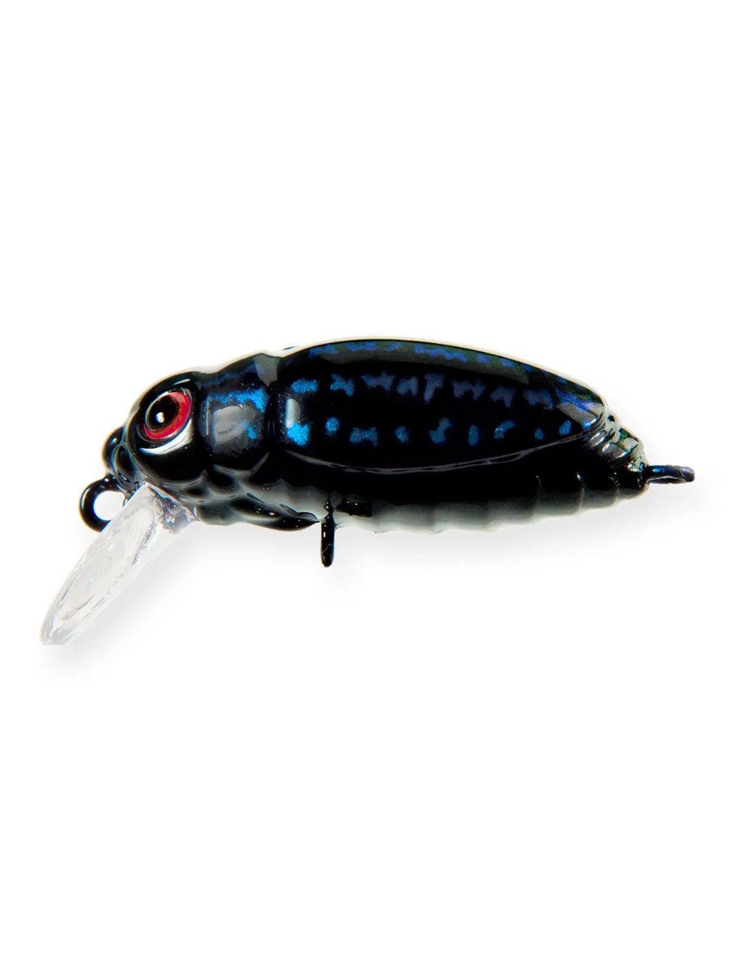 Воблер Крэнк Strike Pro Beetle Buster 40,  40 мм,  5, 7 гр,  Загл. 0, 2м.-0, 7м.,  Плавающий,  цвет: 123F Black Beetle,  (EG-174F#123F)