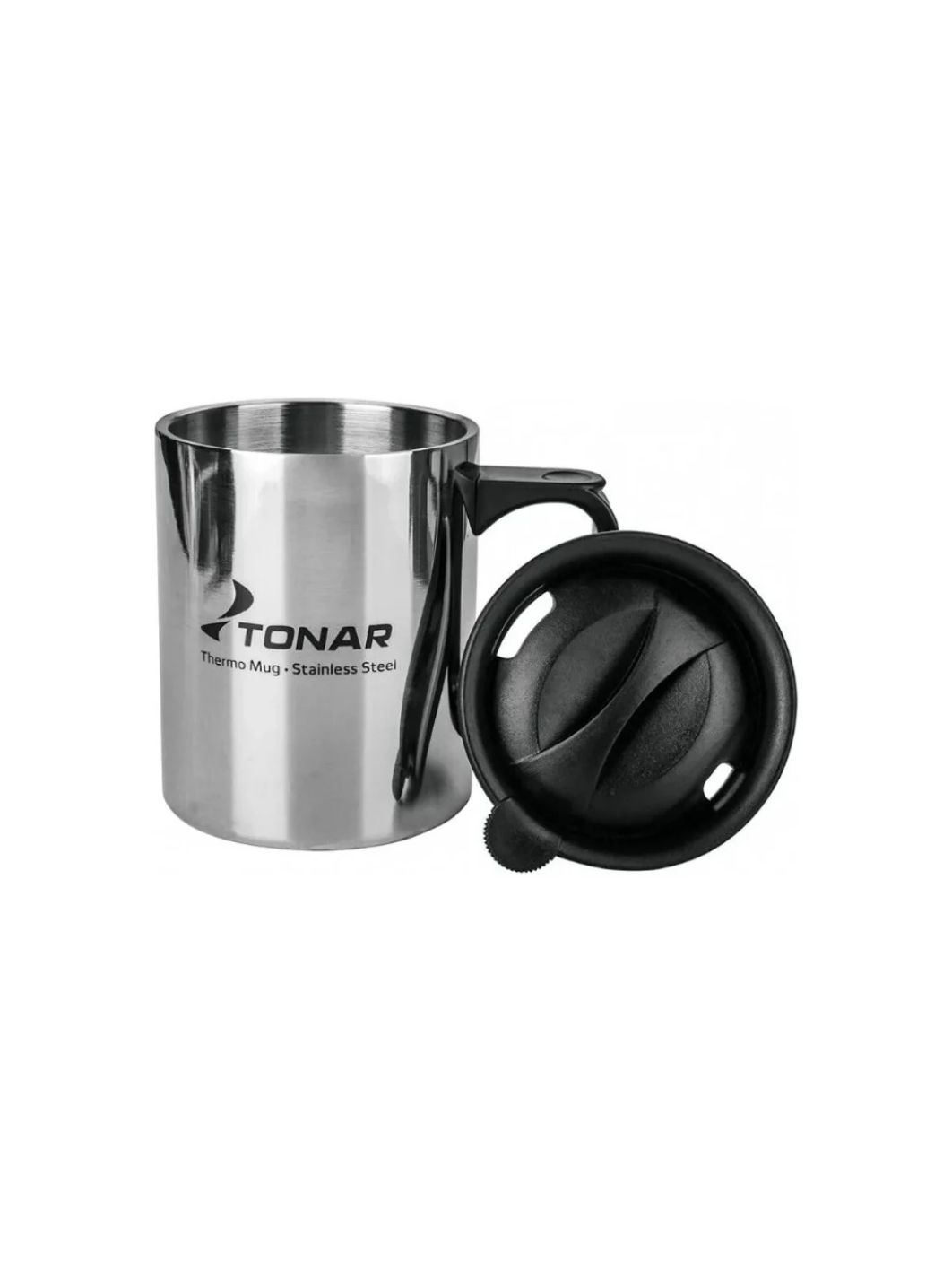 Термокружка 450ML с пластиковой крышкой Тонар