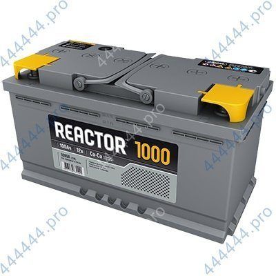 6СТ 100 АКОМ Reactor ЕВРО Аккумулятор зал/зар