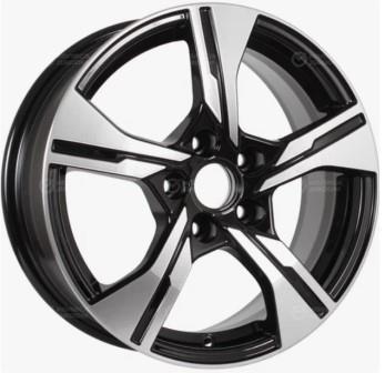 Литой диск K&K КС1053 6.5x16/5x114.3 D60.1 ET35 алмаз черный комплект 4шт.