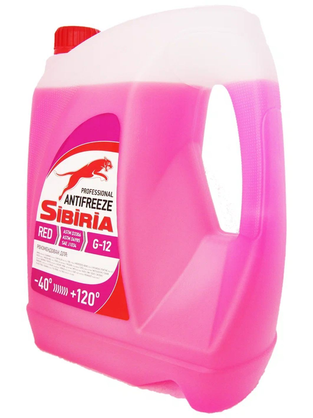 Антифриз SIBIRIA -40 G-12 10кг красный