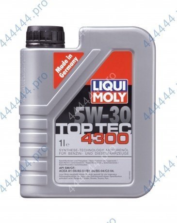 LIQUI MOLY "Top Tec 4300" 5W30 1L синтетическое моторное масло 8030