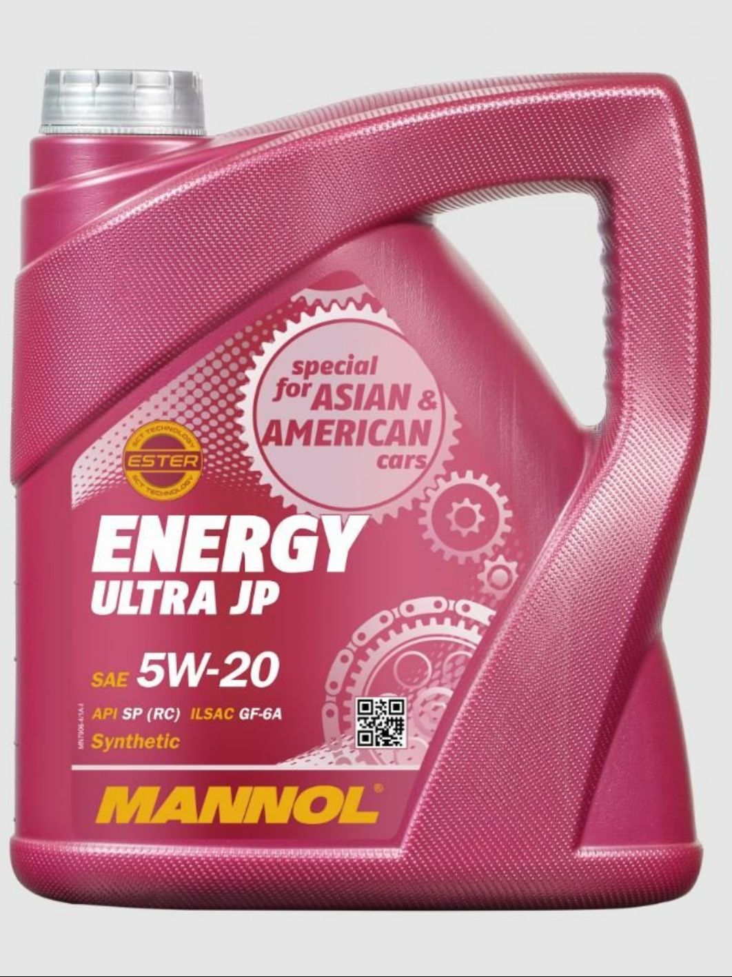 MANNOL Energy Ultra JP 5W20 7906 4л синтетическое моторное масло