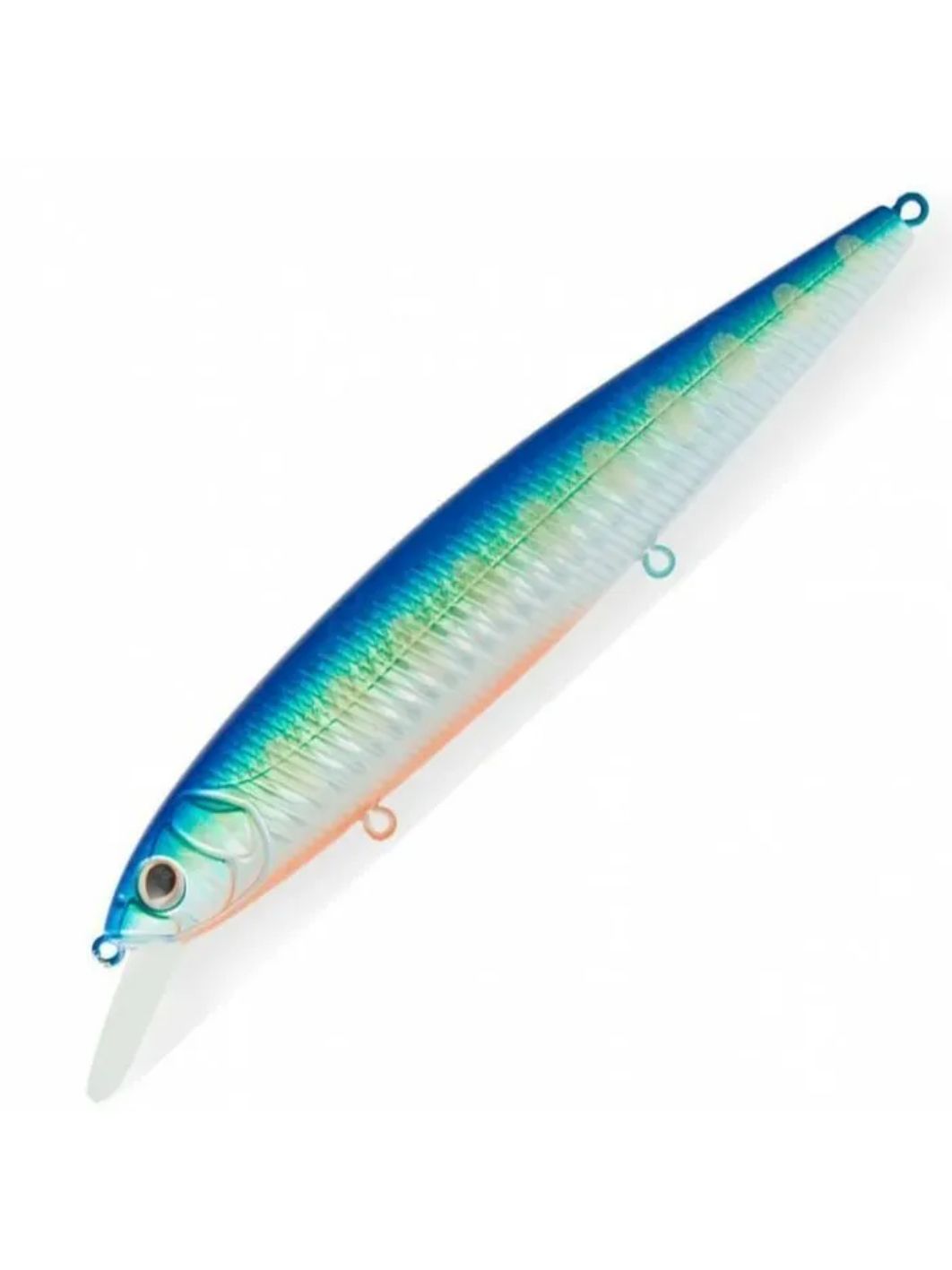 Воблер Минноу Strike Pro Bold 130SP,  130 мм,  24, 5 гр,  Загл. 1, 3м.-1, 8м.,  Нейтральный,  цвет: A150-713 UV Blue Silver OB,  (EG-191-SP#A150-713)