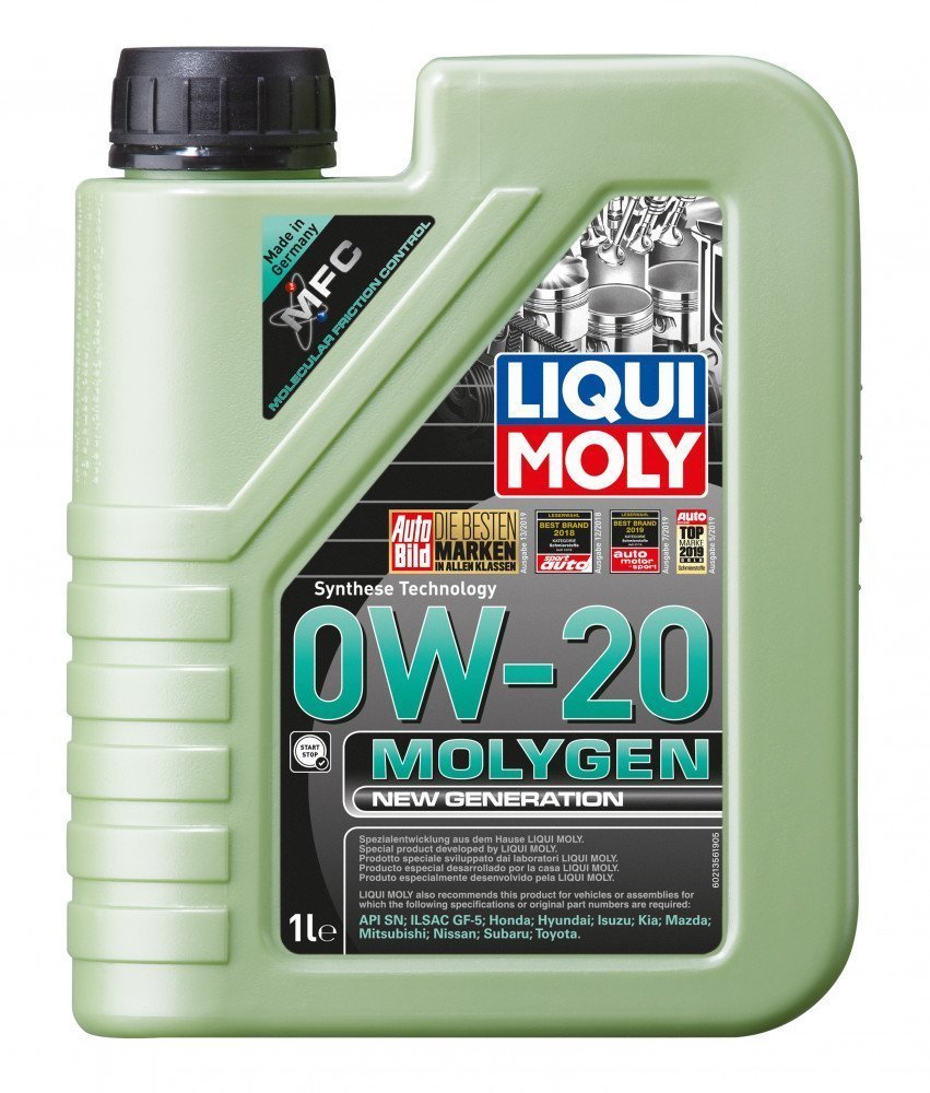 LIQUI MOLY "Molygen New Generation" 0W20 1L синтетическое моторное масло 21356