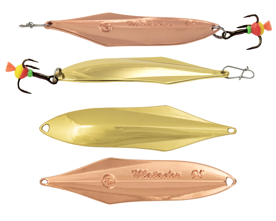 Блесна вертикальная ECOPRO "Matador" 65мм,  9г,  G/C