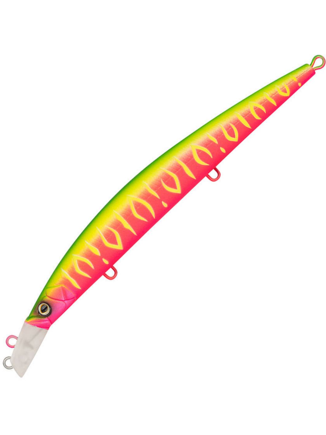 Воблер Минноу Strike Pro Top Water Minnow 130,  130 мм,  15 гр,  Загл. 0, 1м.-0, 7м.,  Плавающий,  цвет: A230S Watermelon Mat Tiger,  (JL-158F#A230S)