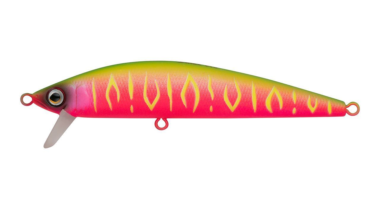 Воблер Минноу Strike Pro Euro Minnow 110,  110 мм,  17 гр,  Загл. 0, 7м.-1, 5м.,  Плавающий,  цвет: A230S Watermelon Mat Tiger,  (JL-115F#A230S)