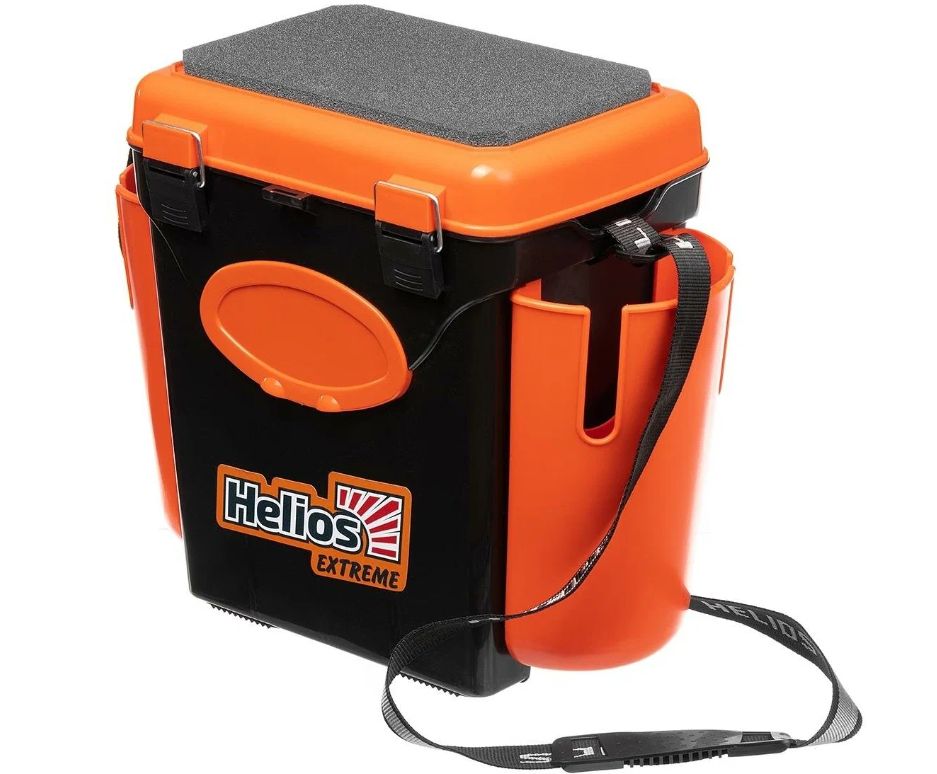 Ящик зимний "FishBox" односекционный (10л) оранжевый Helios