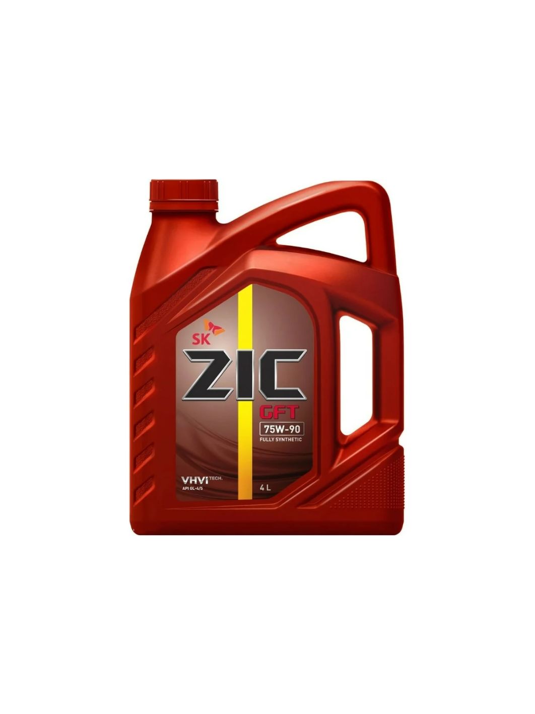 ZIC 75W90 GFT GL-4/5 4L синтетическое трансмиссионное масло