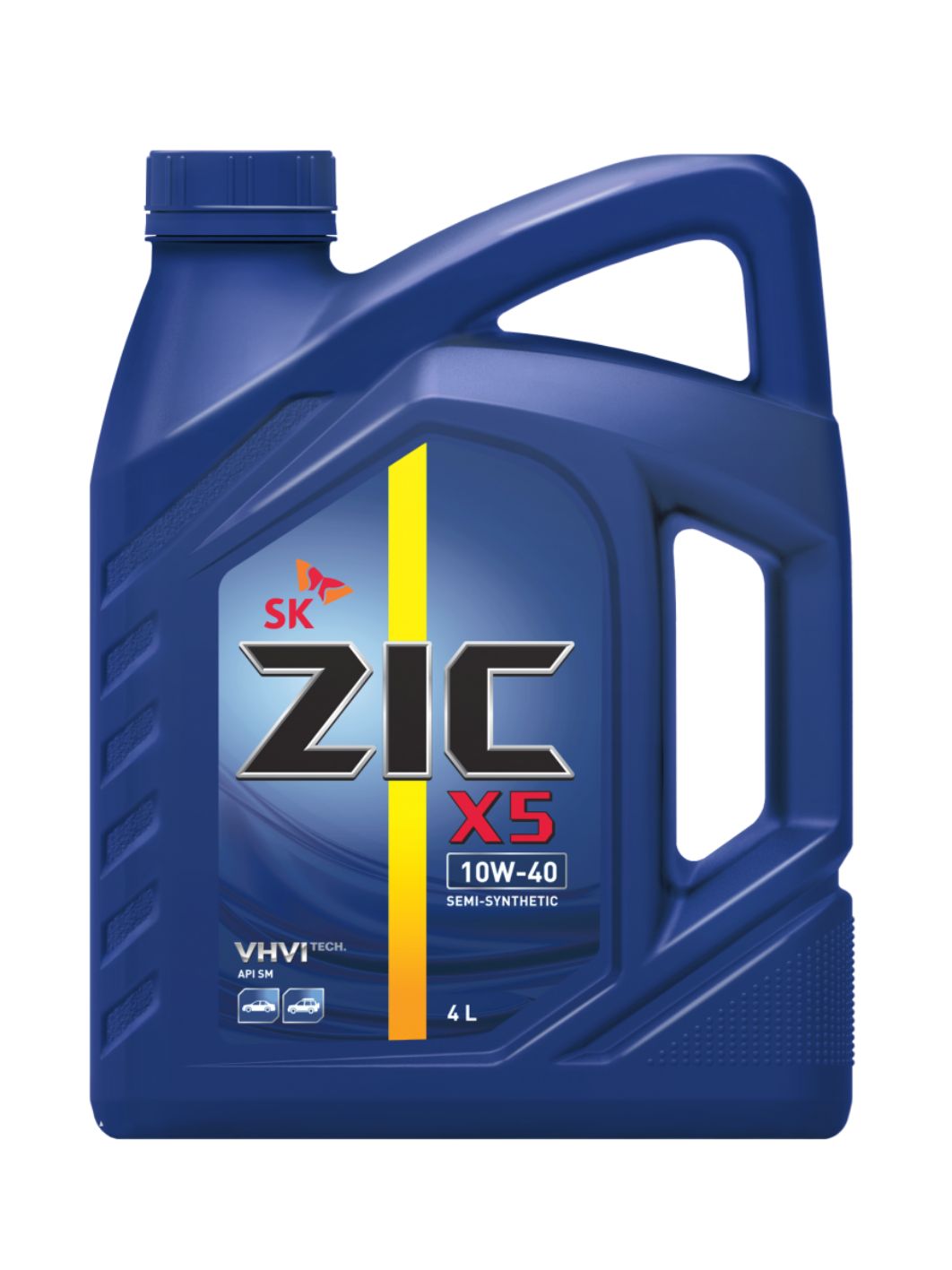 ZIC X5 10W40 4L полусинтетическое моторное масло
