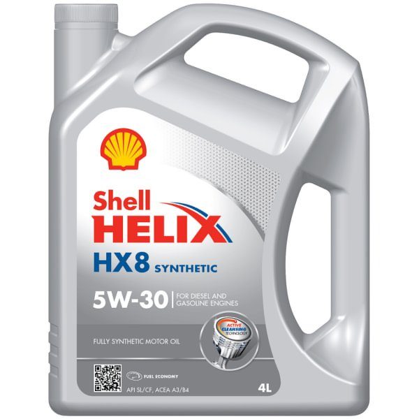 SHELL HELIX HX8 5w30  4L синтетическое моторное масло