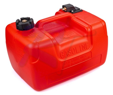 Бак топливный 12л для лодочного мотора с индикатором RTG6YJ1201