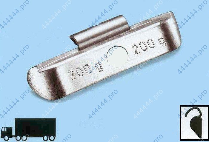 Грузик для балансировки грузовых колес 350гр. G350 1шт. ( в уп.10шт.)