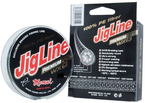 Шнур JigLine Premium WX8 0, 21 мм, 18 кг, 100 м,  хаки