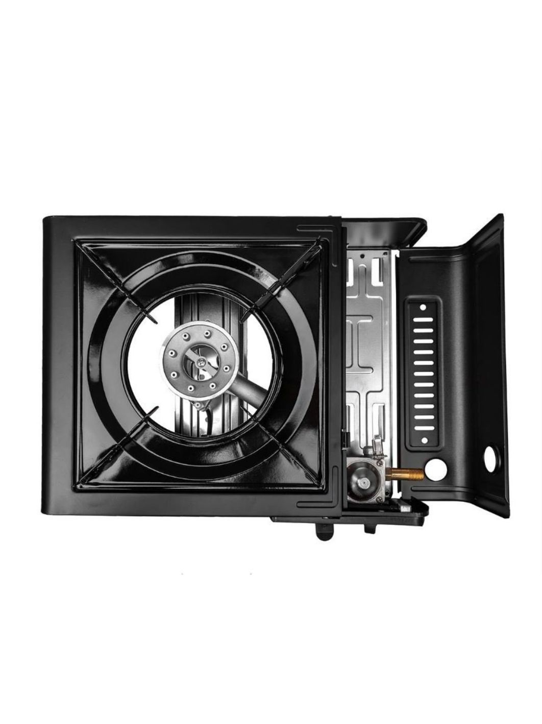 Плита газовая портативная в кейсе с переходником (HS-BDZ-155-B) Helios