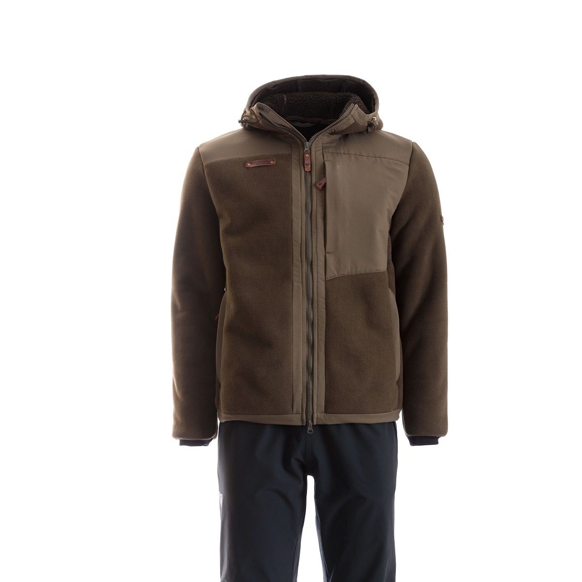 толстовка флисовая trophy хаки 48-50 170-176