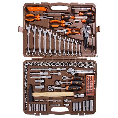Набор инструмента универсальный 131 предмет 1/2",  1/4",  3/8" OMBRA OMT131S