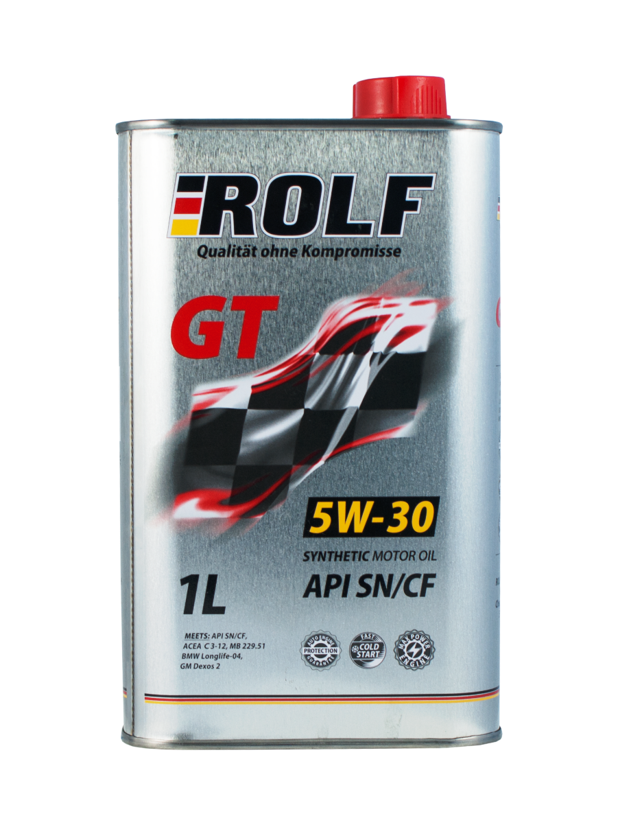 ROLF GT 5W30 SN/CF 1л синтетическое моторное масло