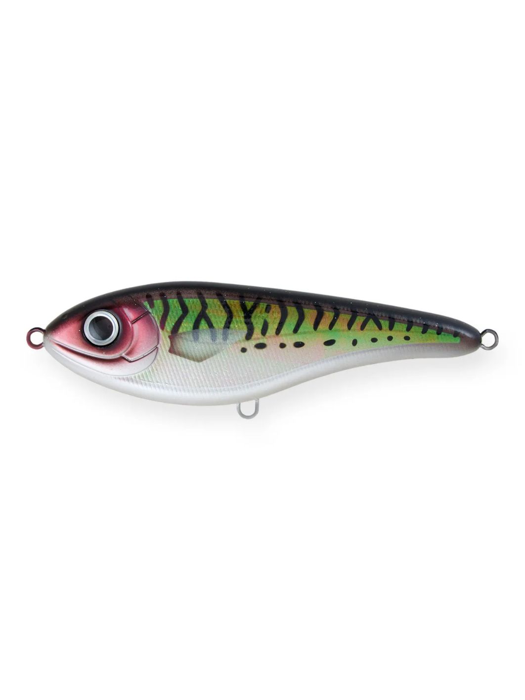 Воблер Джеркбейт Strike Pro Buster Jerk II Shallow Runner,  120 мм,  37 гр,  Загл. 0, 3м.-2, 0м.,  Медленно всплывающий,  цвет: C610-064 Mackerel Pearl,  (EG-049#C610-064)