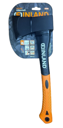 Топор 600г фиберглассовая рукоятка,  кованый FINLAND (2292)