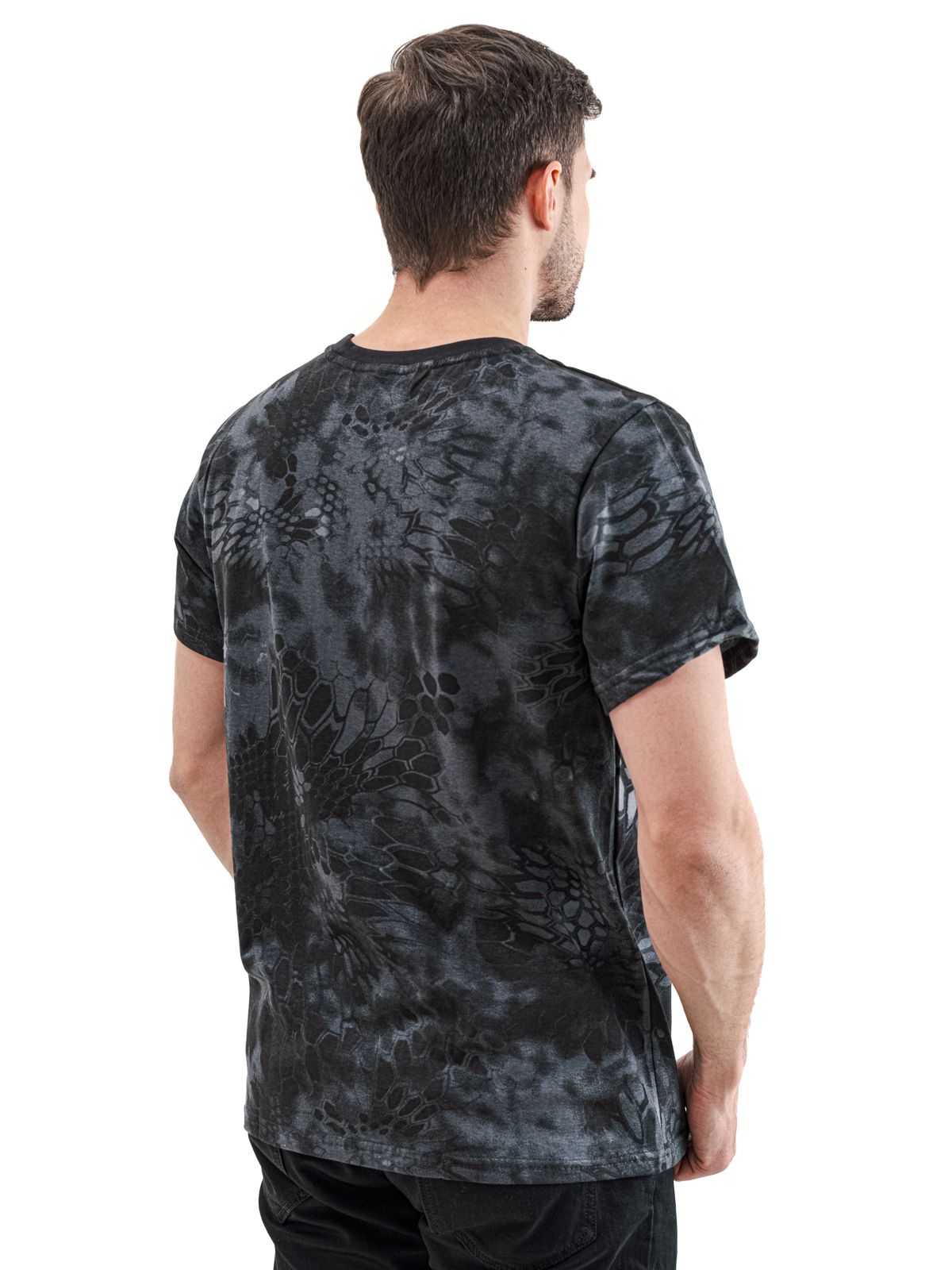 Футболка Питон чёрный,  кулирка,  пл.140 г/м2 60-62 м