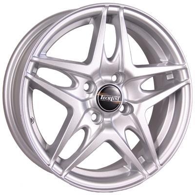 Диск л.Р15 6.0/4*114.3 TECHLINE 530 d56.6 ЕТ45 S КОМПЛЕКТ 4ШТ.