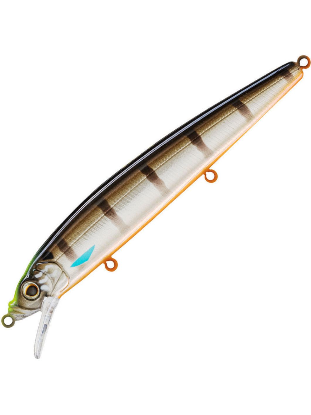 Воблер Минноу Strike Pro Alpha Minnow 115, 115 мм, 12,5 гр, Загл. 0,6м.-1,6м., Плавающий, цвет: 201-264 Minke Whale, (EG-033F#201-264)