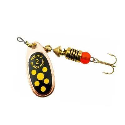 Блесна вращающаяся Mepps "Black FURY 2 /4, 5гр/ Gold/Yellow