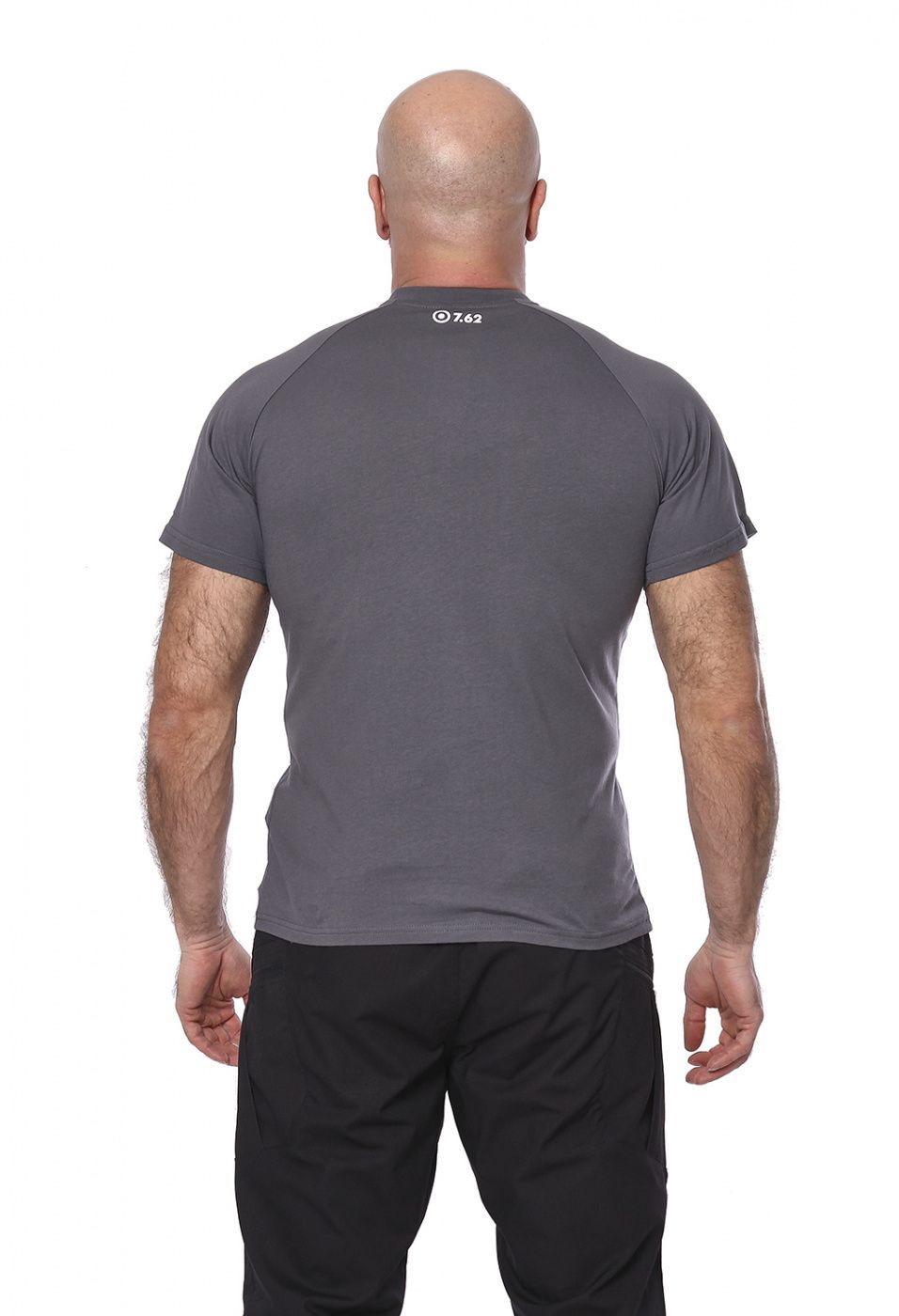 Футболка "Mini Logo T-Shirt"(Мини лого) (хлопок,  серый) 7TS-04GR (XXL/54)