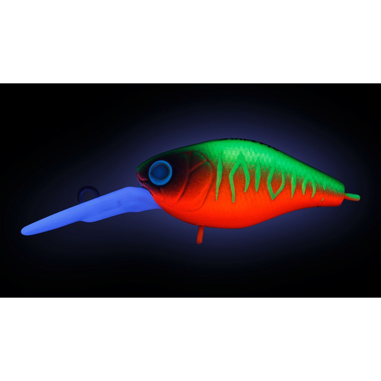 Воблер Крэнк Strike Pro Cranky-X Deep 50, 50 мм, 8,7 гр, Загл. 1,0м.-2,5м., Плавающий, цвет: A230S Watermelon Mat Tiger, (EG-165L#A230S)