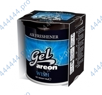 ароматизатор "areon" гелевый "gel can" wish