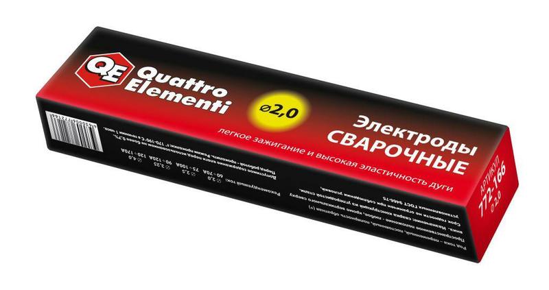 электроды сварочные озс12 ø4,0мм (0,9кг) quattro elementi (772-159)