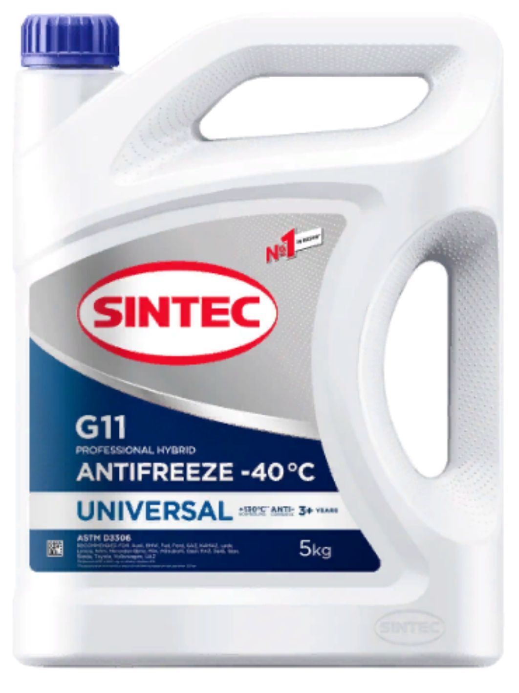 Антифриз SINTEC UNIVERSAL G11 5кг синий
