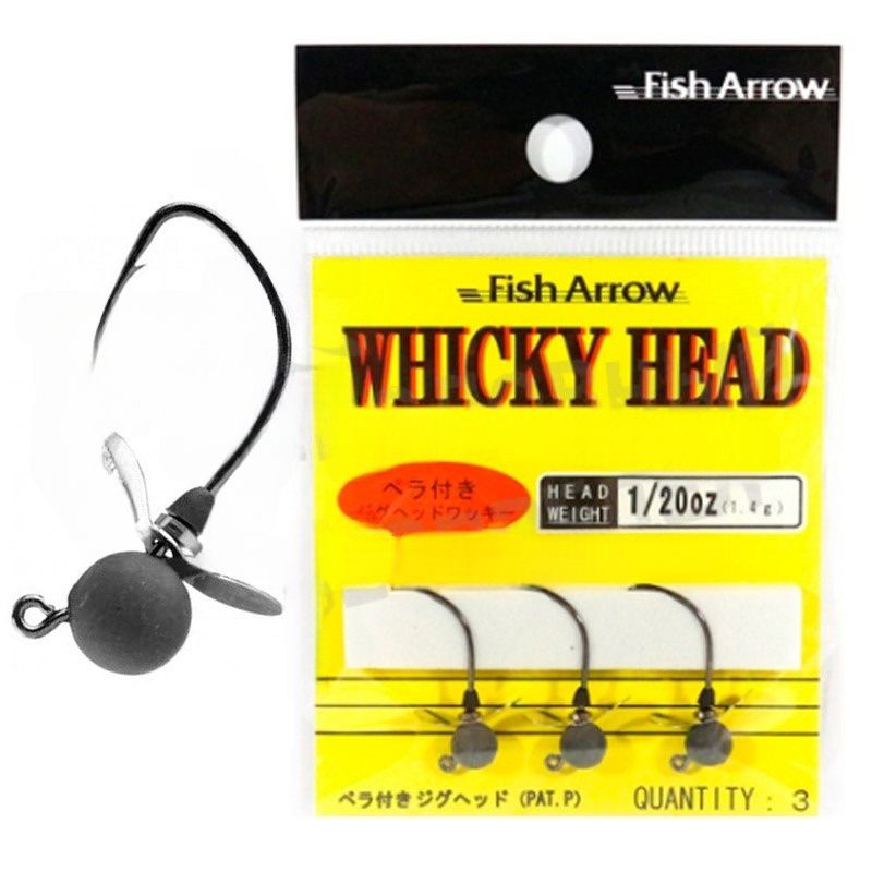 Джиг-головка Fish Arrow Whicky Head Guard /0.9g 3 шт.