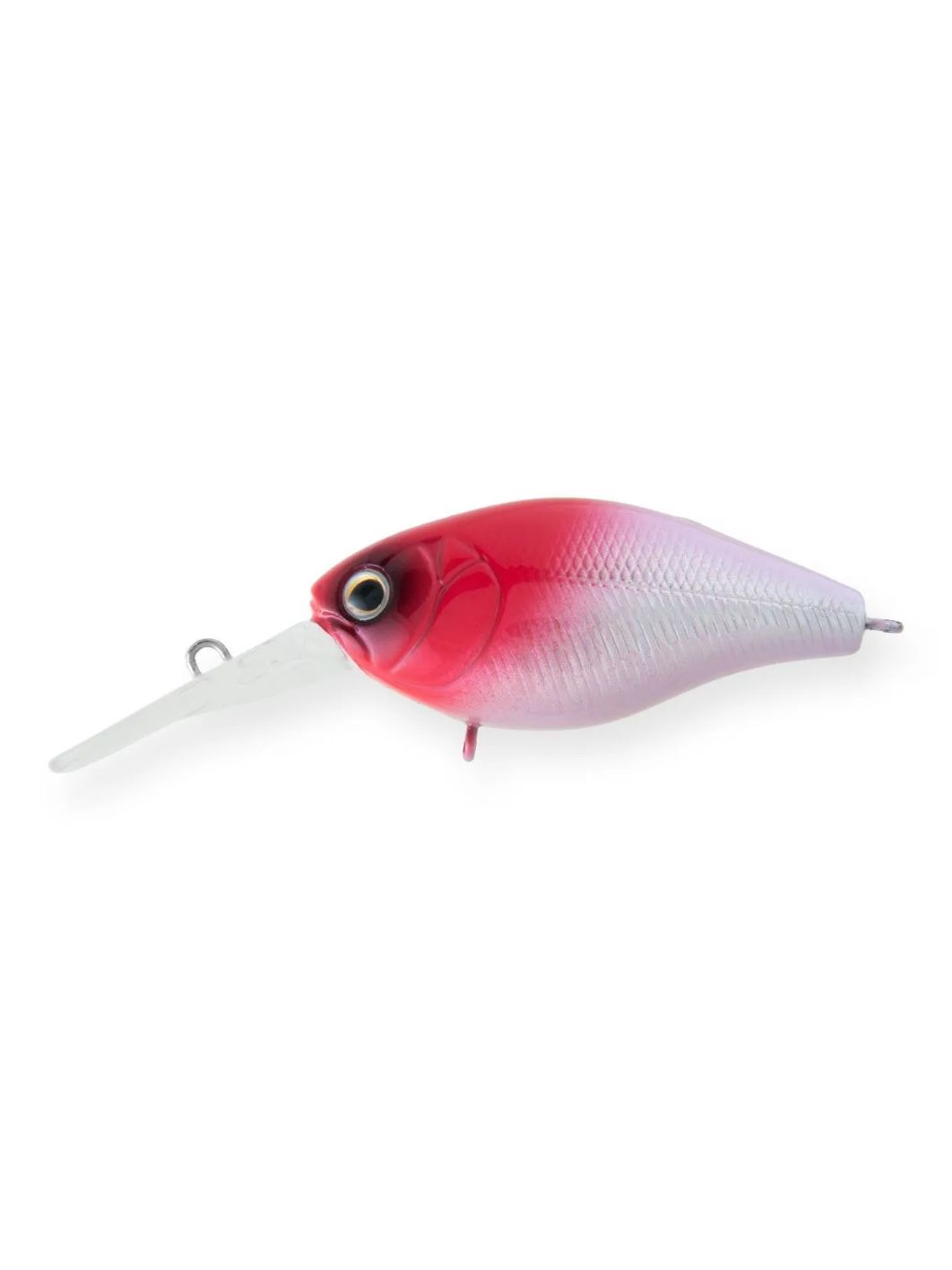 Воблер Крэнк Strike Pro Cranky-X Deep 60,  60 мм,  16 гр,  Загл. 1, 5м.-3, 0м.,  Плавающий,  цвет: 022PPP-713 Redhead Silver,  (EG-168L#022PPP-713)