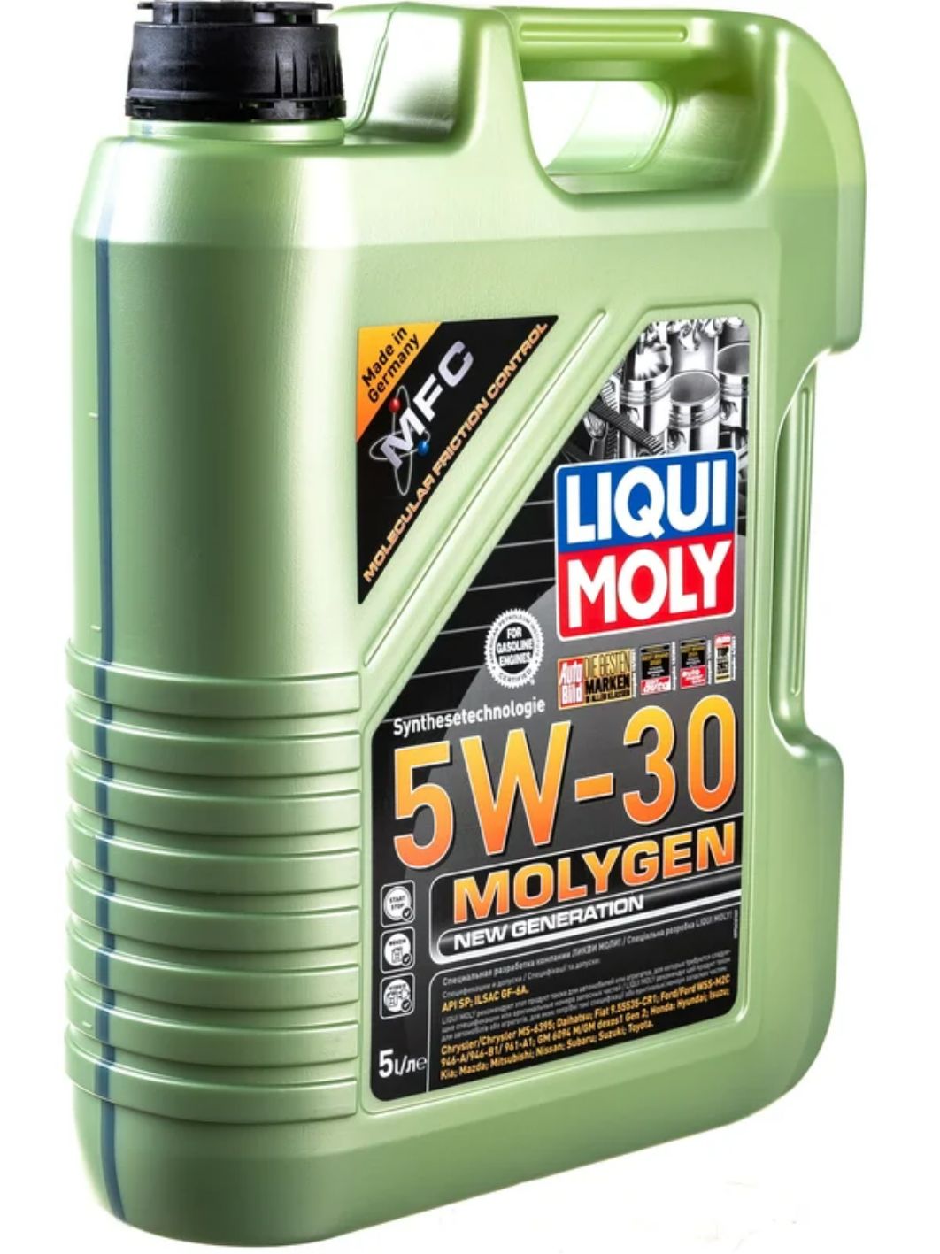 LIQUI MOLY "Molygen New Generation" 5W30 5L синтетическое моторное масло 9043/39029