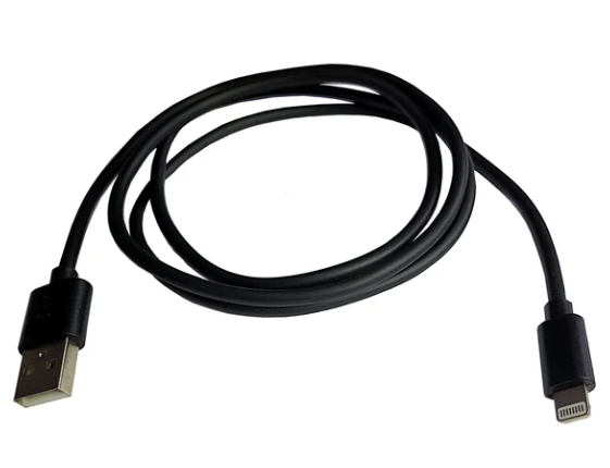 Кабель USB-Lightning (1м,  2А) черный (TPE) Nord YADA (908936)
