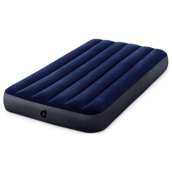 Матрас кемпинговый флок 99х191х25 см (64757) INTEX