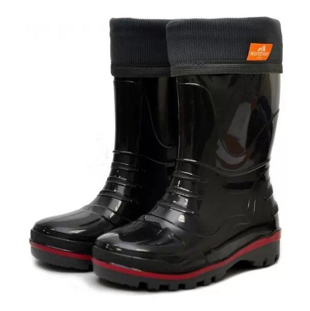 Сапоги Nordman Step дошкольные из ПВХ,  черные р. 31