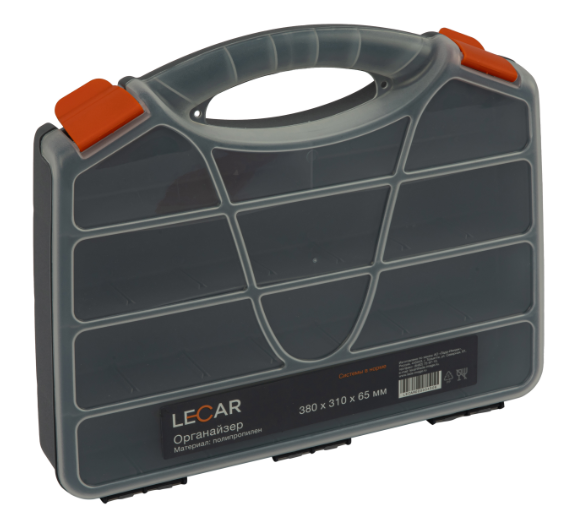 органайзер lecar 15" (380*310*65мм) lecar000034306