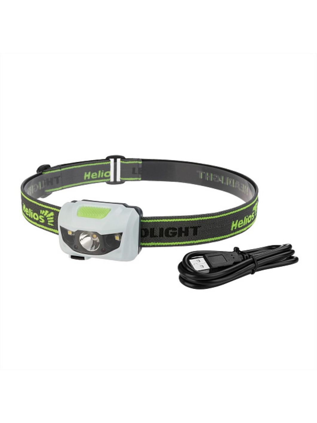 Фонарь налобный 140LM,  IPX6,  USB (HS-FN-3155-USB) Helios