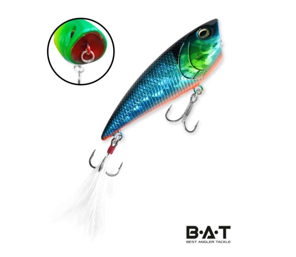 Воблер BAT Crow Pop ВТ059 (70 mm.; 7 g.; TopWater) # B080