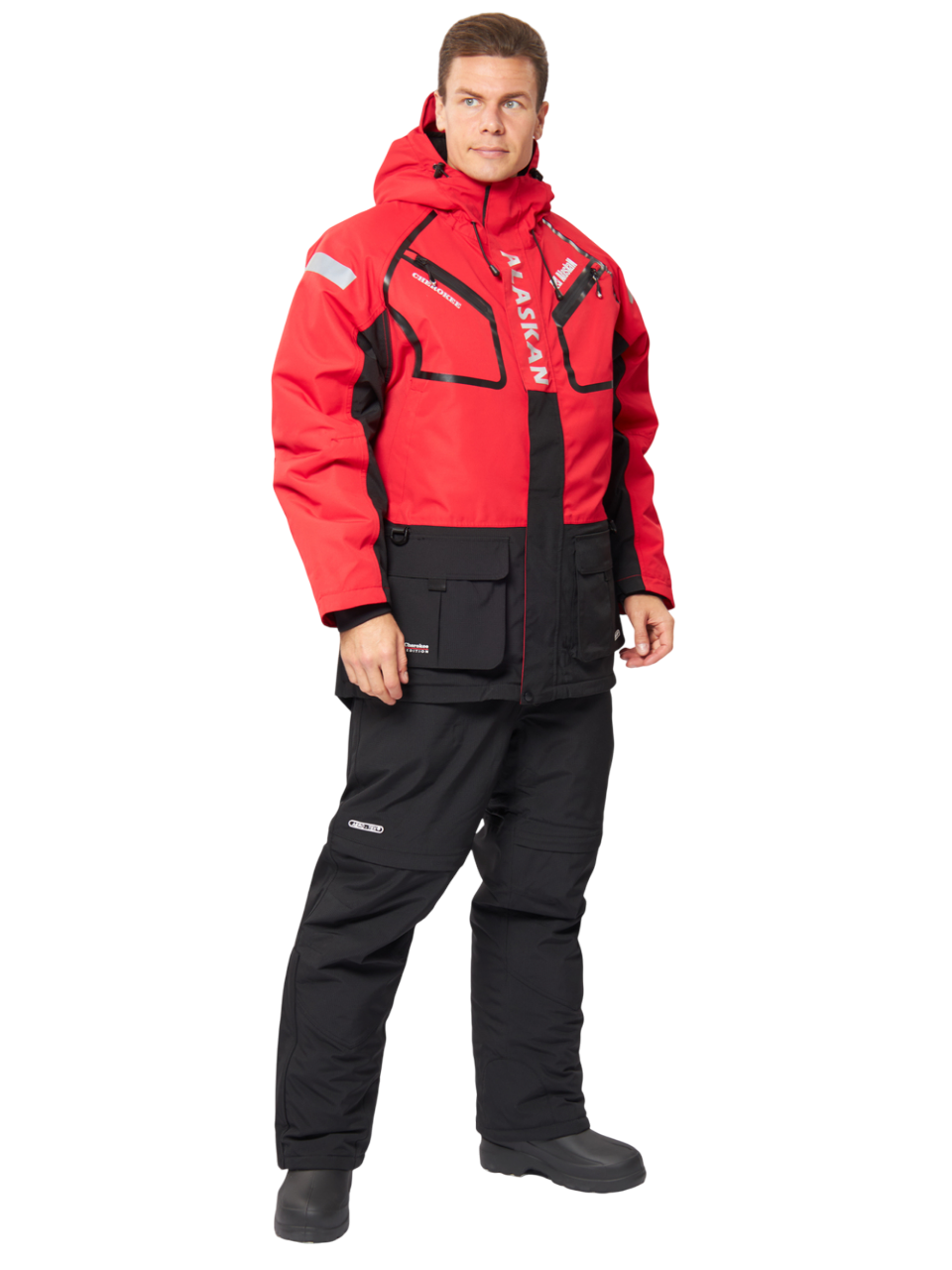 Костюм зимний Alaskan Cherokee поддерживающий XXL красный/черный м