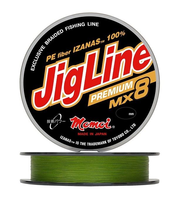 Шнур JigLine Premium WX8 0, 21 мм, 18 кг, 100 м,  хаки