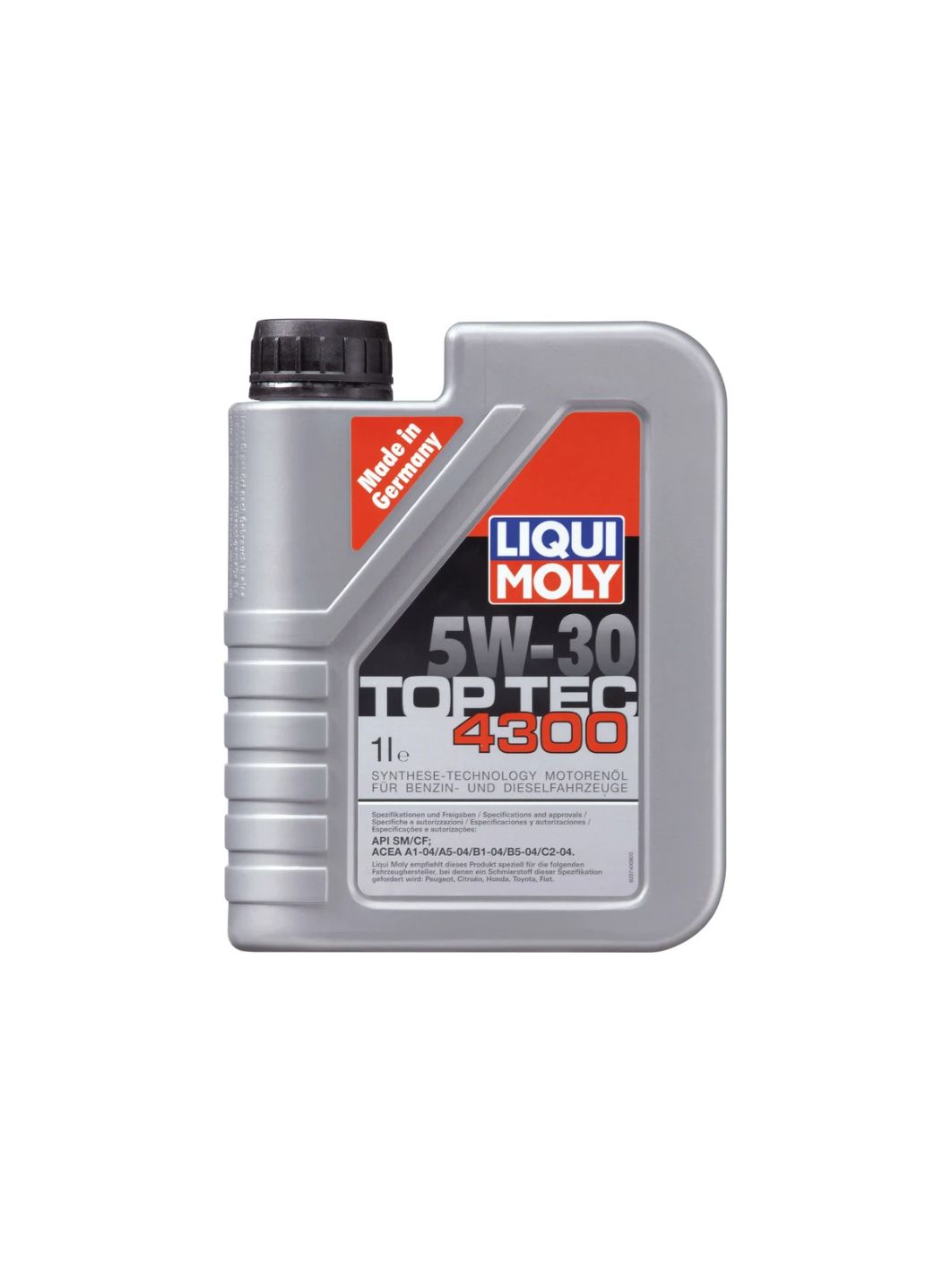 LIQUI MOLY "Top Tec 4300" 5W30 1L синтетическое моторное масло 8030