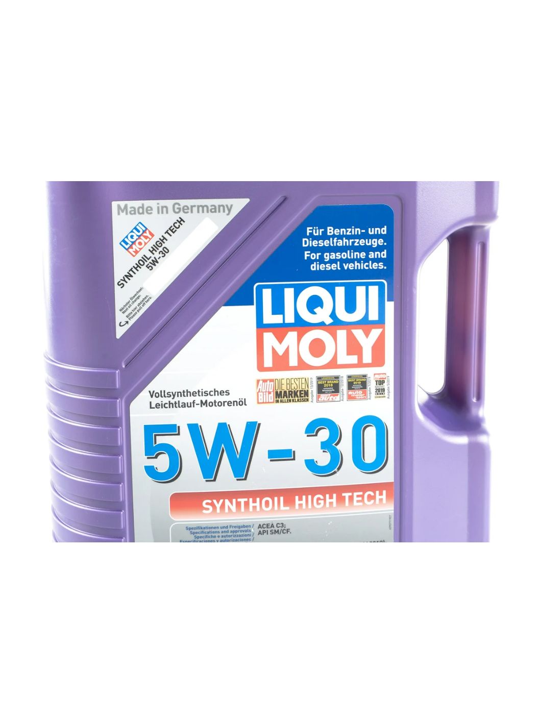 LIQUI MOLY "Synthoil High Tech" 5W30 5L синтетическое моторное масло 20959/9077