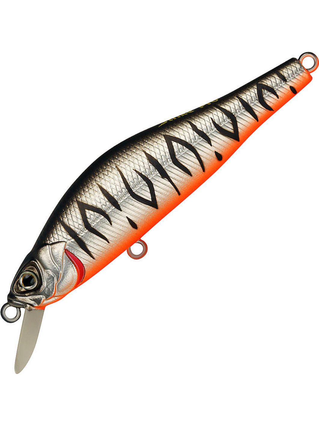 Воблер Минноу Strike Pro Archback 80SP,  80 мм,  10, 3 гр,  Загл. 0, 5м.-1, 0м.,  Нейтральный,  цвет: A243ES Grey Shadow Mat Tiger,  (EG-125A-SP#A243-SAM-S)