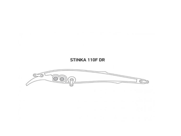 Воблер LureMax STINKA 110FMDR-037 12 г. 2 м -3.2 м.